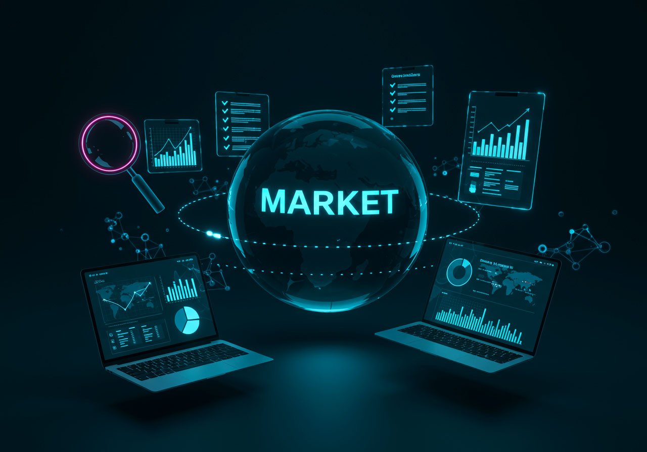 ما أبرز الأدوات المستخدمة في إجراء أبحاث السوق؟