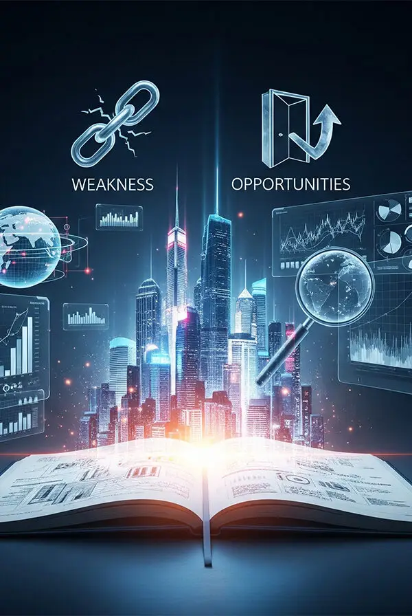 كيف تستفيد من تحليل SWOT في الدراسات التسويقية؟ 600x896